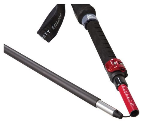 Bâtons MSR DynaLock Ascent Carbone Noir/Rouge