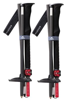 Bâtons MSR DynaLock Ascent Carbone Noir/Rouge