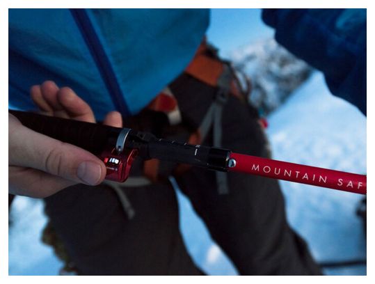 Bâtons MSR DynaLock Ascent Carbone Noir/Rouge