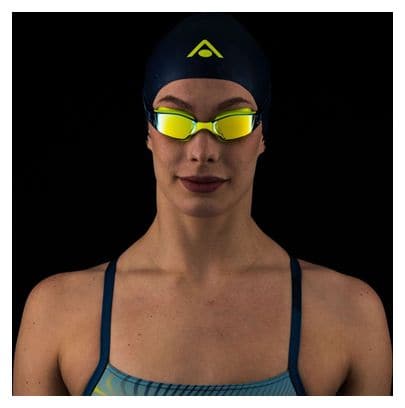 Aquasphere Xceed Blue Swim Goggles - Blue / Yellow Lenses