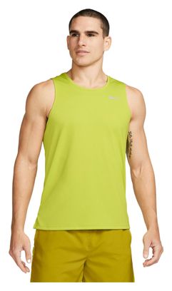 Nike Dri-Fit Miler Tank Geel