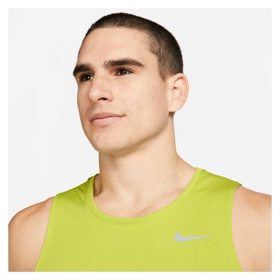 Nike Dri-Fit Miler Tank Geel