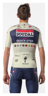 Castelli Soudal Quickstep 150th Anniversary Giro26 Men's Short-Sleeve Jersey - Beige