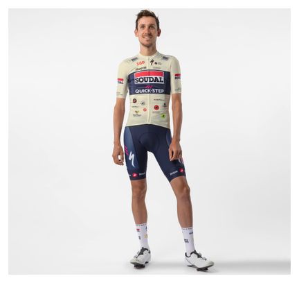 Castelli Soudal Quickstep 150th Anniversary Giro26 Men's Short-Sleeve Jersey - Beige