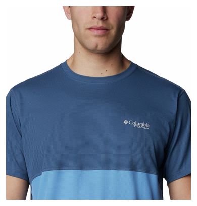 Columbia Cirque River Blue Technisch T-shirt