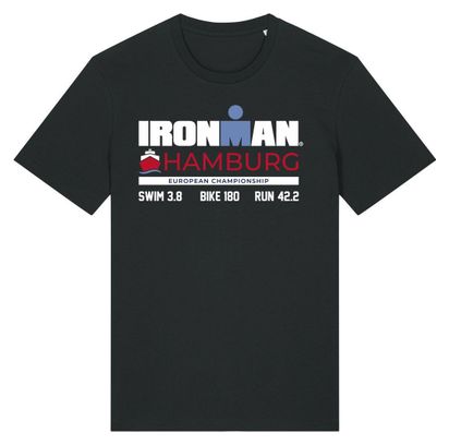 Maglietta Ironman Hamburg manica corta Uomo Nero