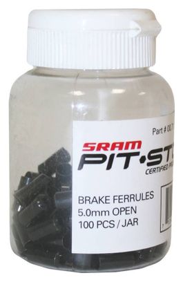 Cables et gaines Sram Brake Ferrules Blk 100-Count