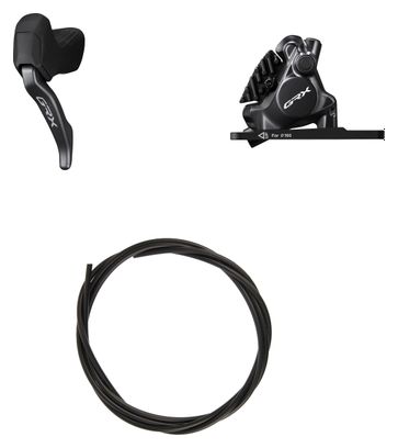 Shimano GRX Di2 BL-RX825-L/BR-RX820 Freno a disco anteriore/sinistro 1x12S (senza rotore) J-Kit 1000 mm