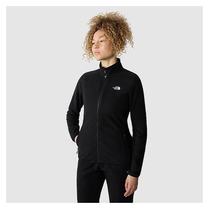 The North Face 100 Glacier Full Zip Women's Fleece Jacket Black