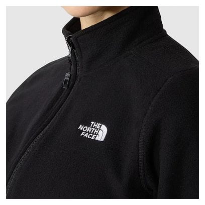 Damen The North Face 100 Glacier Full Zip Fleecejacke Schwarz