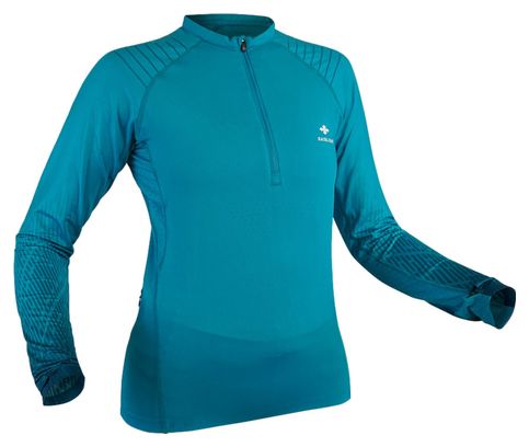 Maglia a manica lunga Raidlight R-light Turchese da donna