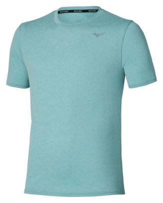 Camiseta de manga corta Mizuno Impulse Core azul para hombre