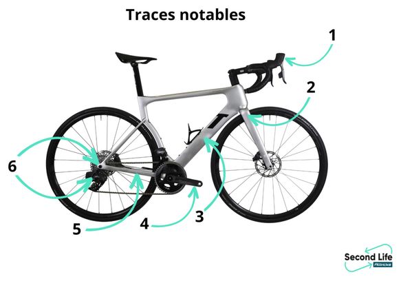 Producto renovado - Bicicleta de carretera 3T Strada ICR Force AXS 12V 700 mm Plata 2022