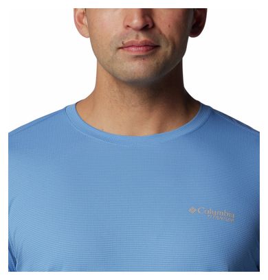 Columbia Cirque River Blue Technisch T-shirt met lange mouwen