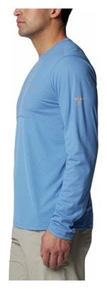 Columbia Cirque River Blue Long Sleeve Technical T-Shirt