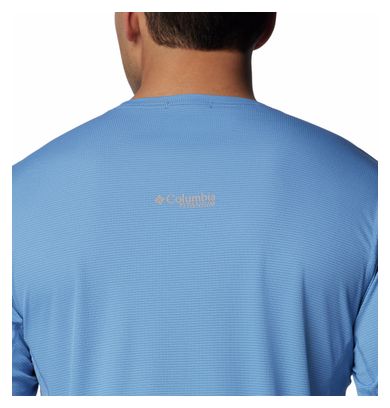 Columbia Cirque River Langarm Technisches T-Shirt Blau