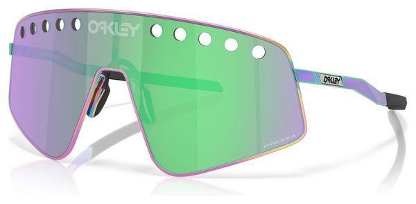 Lunettes Oakley Sutro TI Sweep Polished Oil Slick / Prizm Road Jade / Ref : OO6025-0538