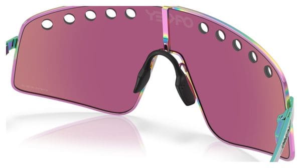 Lunettes Oakley Sutro TI Sweep Polished Oil Slick / Prizm Road Jade / Ref : OO6025-0538