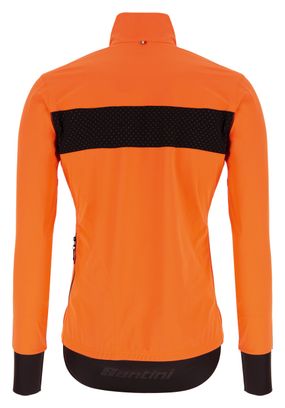 Santini Guard Mercurio Waterproof Jacket Fluo Orange