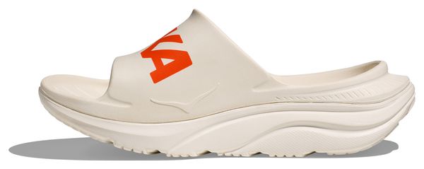 Hoka Ora Athletic Slide Recovery Shoes White/Red Unisex