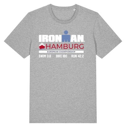 Ironman Hamburg Heren Grijs Korte Mouw T-Shirt