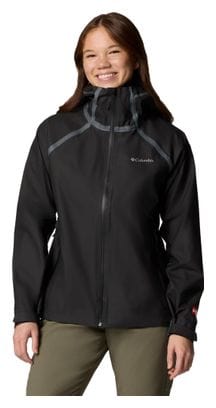 Veste Imperméable Columbia Reign No Shine Noir Femme