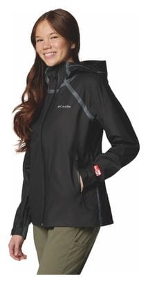 Veste Imperméable Columbia Reign No Shine Noir Femme