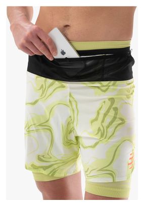 Compressport Trail Racing 2-in-1 Shorts Grün Mann