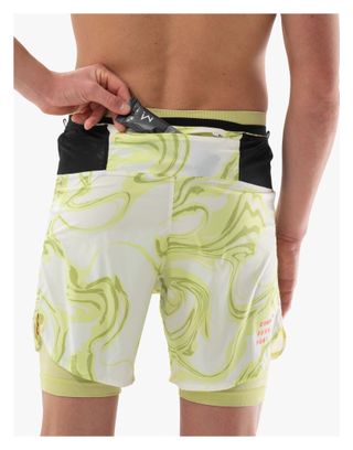 Compressport Trail Racing 2-in-1 Shorts Grün Mann