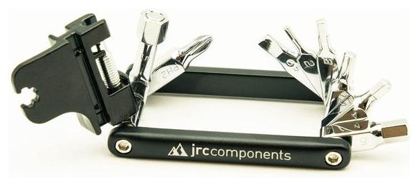 Multi-Outils JRC Components 16 in 1 16 Fonctions Argent
