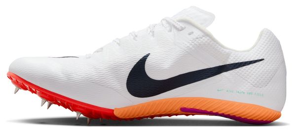 Zapatillas Atletismo Nike Zoom Rival Sprint Blanco/Rojo Unisex