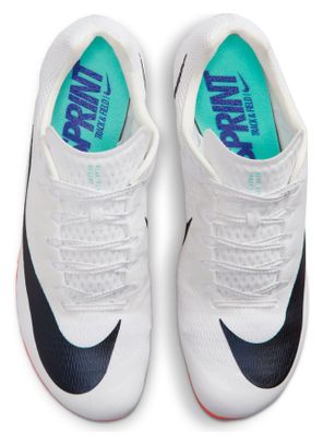 Zapatillas Atletismo Nike Zoom Rival Sprint Blanco/Rojo Unisex