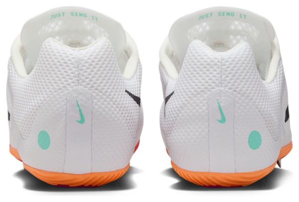 Zapatillas Atletismo Nike Zoom Rival Sprint Blanco/Rojo Unisex