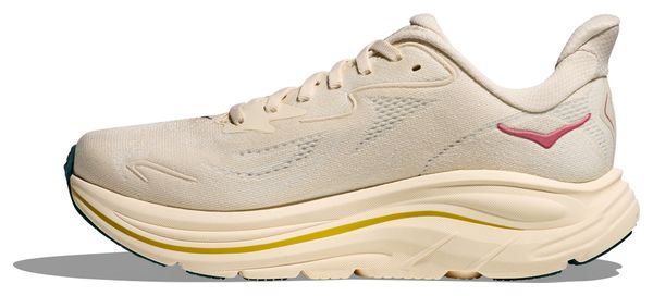 Chaussures Running Hoka Clifton 10 Beige/Rose Femme