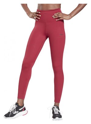 Reebok Lux Perform Womens Long Tights Red