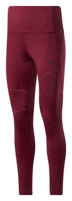 Reebok Lux Perform Womens Long Tights Red