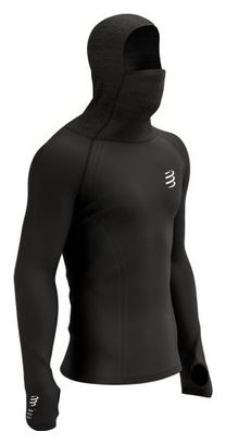 Haut à capuche Compressport 3D Thermo UltraLight Racing Noir