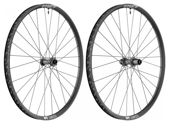 Set di ruote DT Swiss E1900 Spline 30 29 '' | Potenziamento 15x110mm | Potenziamento 12x148mm | 6 fori | Shimano / Sram