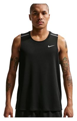Canotta Nike Miler nera da uomo