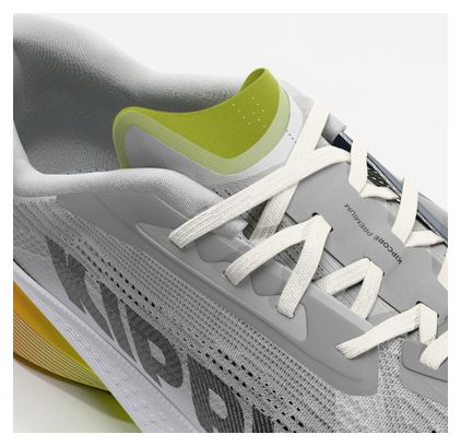 Kiprun Kipcore Premium hardloopschoenen grijs/geel voor heren