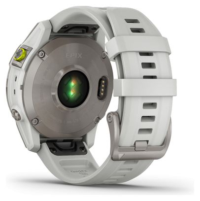 Orologio sportivo Garmin Epix Sapphire Titanium Argento / Bianco