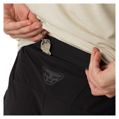 Pantaloni da trail running Dynafit a zampa d'elefante, nero, da uomo