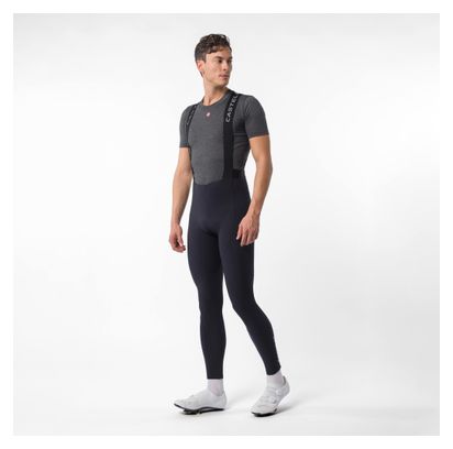 Castelli Thermowoven Men's Long Cycling Shorts, Black