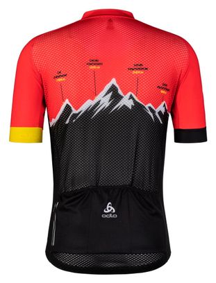 Odlo Performance Pyrenees Short Sleeve Jersey Black/Red