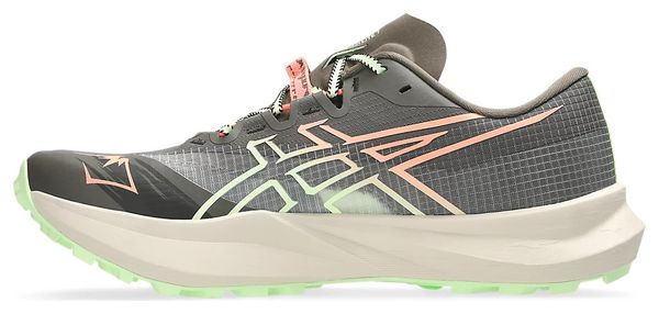Asics Fuji Lite 7 trailschoenen, kaki/geel, unisex