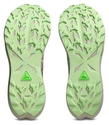 Asics Fuji Lite 7 trailschoenen, kaki/geel, unisex