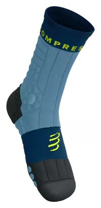 Calcetines de trail de invierno Compressport Pro Racing Azul