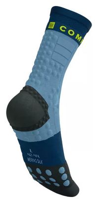 Calcetines de trail de invierno Compressport Pro Racing Azul