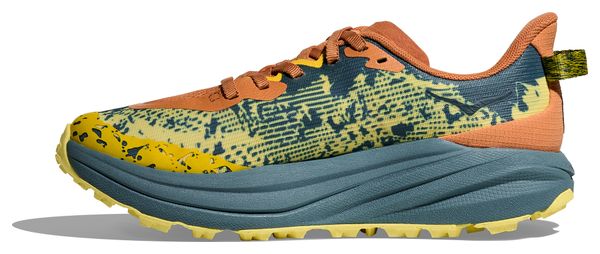 Zapatillas de trail Hoka Speedgoat 6 Youth Amarillo/Naranja/Azul Niño