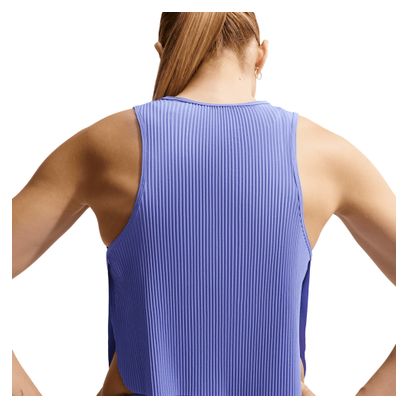 Débardeur Crop Nike AeroSwift Bleu Femme